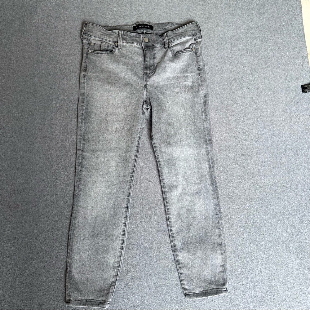 Liverpool Gray Women's Skinny the Crop Jeans size‎ 8 29